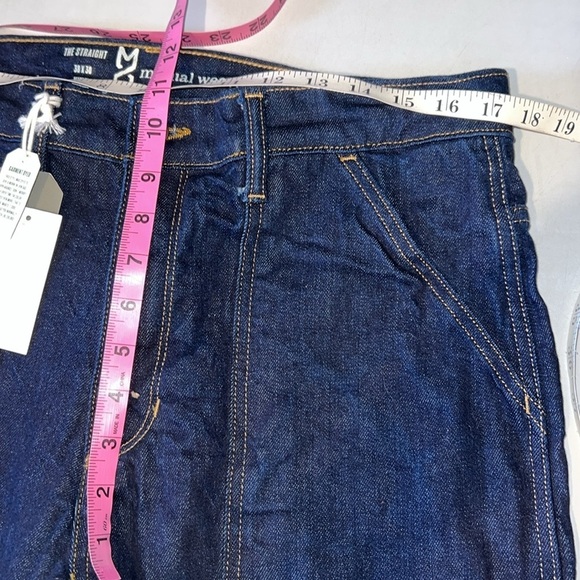 Mutual Weave Men’s Otter Dark Wash Blue Jeans Size 38X30 - Picture 7 of 12